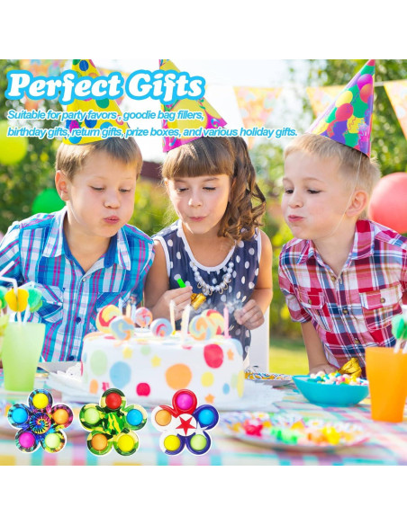 30 Spinners Antiestrés SUNPROUND Juguetes Sensoriales