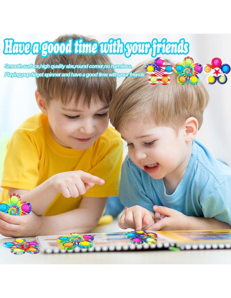 30 Spinners Antiestrés SUNPROUND Juguetes Sensoriales