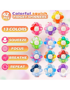 42 Piezas Fidget Spinners ASPULU Juguetes Sensoriales 2