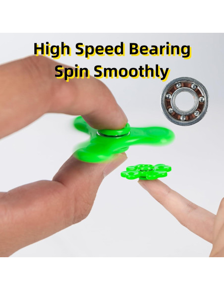 100 Mini Spinners Antiestrés JIQILIHAI para Niños y Adultos