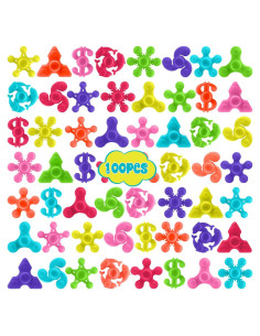 100 Mini Fidget Spinners Antiestrés Riferg Multicolor