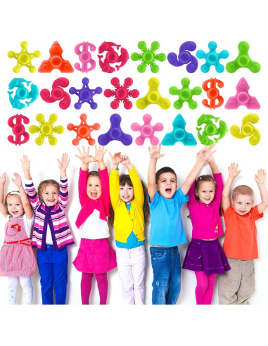 100 Mini Fidget Spinners Antiestrés Riferg Multicolor