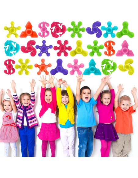 100 Mini Fidget Spinners Antiestrés Riferg Multicolor