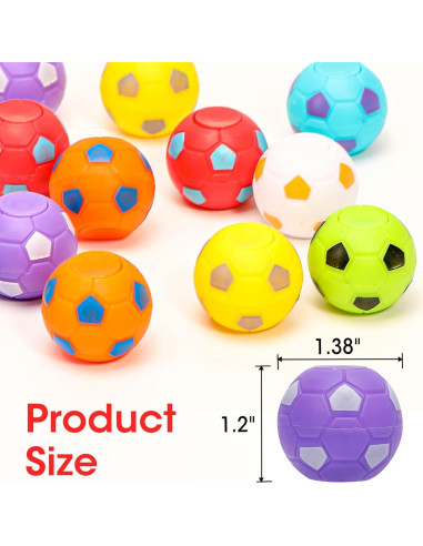 AZEN 96 Mini Spinners Antiestrés Fútbol para Niños