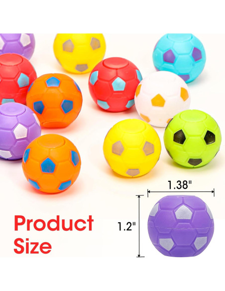 AZEN 96 Mini Spinners Antiestrés Fútbol para Niños