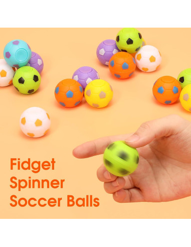 AZEN 96 Mini Spinners Antiestrés Fútbol para Niños