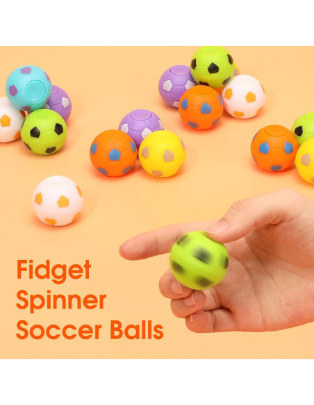 AZEN 96 Mini Spinners Antiestrés Fútbol para Niños