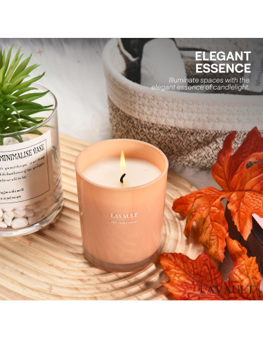 Vela Aromática Champán Lavault 100% Soja 320g Decorativa