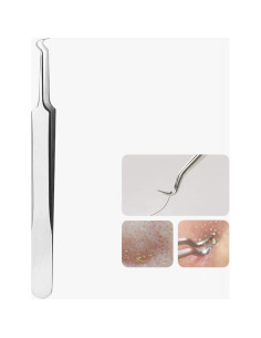 Extractor de Comedones BEUKING Acero Inoxidable 11.4 cm 2