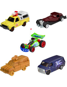 Set de 5 Vehículos Hot Wheels Mattel Disney Pixar 100 Aniversario 2