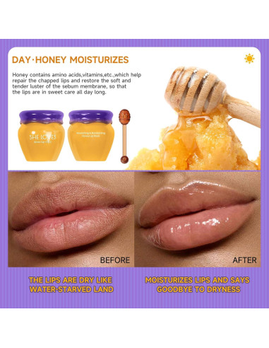 Set 2 Balsamos Labiales Alisesun Sakura y Miel 10g