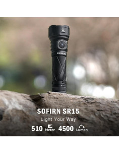 Linterna Recargable Sofirn SR15 4500 Lúmenes IP68 EDC 2