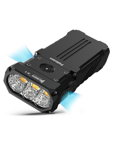 Linterna Recargable WUBEN X1 12000 Lúmenes IP55 Negra