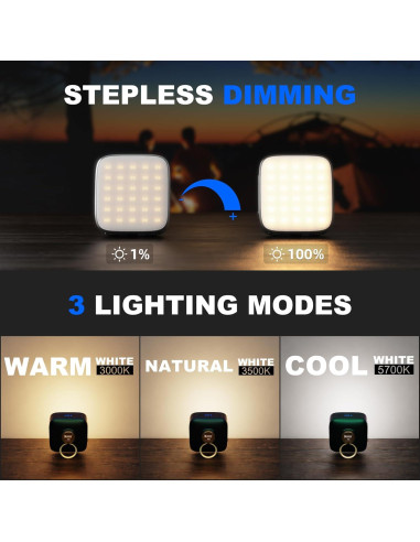 Linterna de Camping WUBEN F5 Recargable 5200mAh 500LM