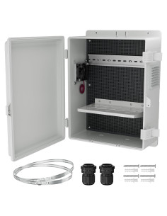 Caja Eléctrica Impermeable Joinfworld 40x28x15cm con Ventilador