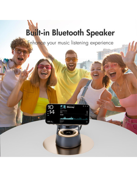 Estación de Carga Inalámbrica 5 en 1 OJD-132A con Altavoz