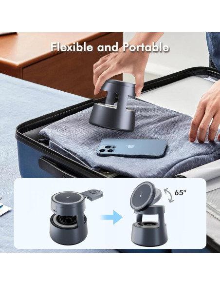 Estación de Carga Inalámbrica 5 en 1 OJD-132A con Altavoz