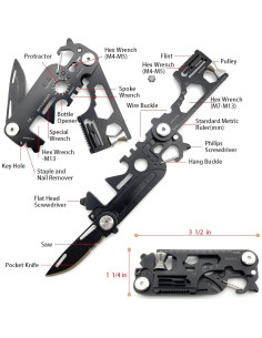 2 Herramientas Multifuncionales DaylyFav - Plegable y Tarjeta 2