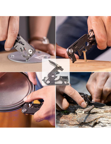 2 Herramientas Multifuncionales DaylyFav - Plegable y Tarjeta