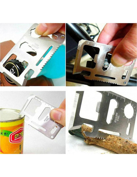 2 Herramientas Multifuncionales DaylyFav - Plegable y Tarjeta