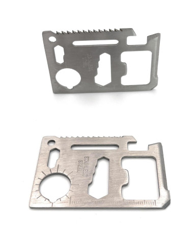 2 Herramientas Multifuncionales DaylyFav - Plegable y Tarjeta