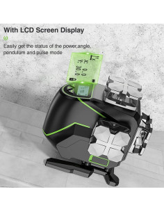 Nivel Láser Autonivelante Huepar S04-5RG 16 Líneas 360 Verde 2