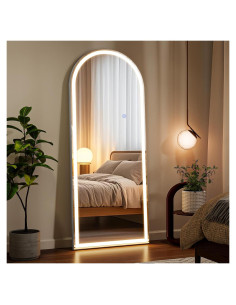 Espejo LED VooBang 142x53 cm Arqueado Regulable 3 Modos