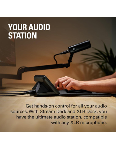 Mezclador de Audio Elgato Stream Deck + XLR USB 2.0