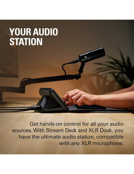 Mezclador de Audio Elgato Stream Deck + XLR USB 2.0