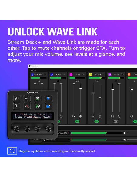 Mezclador de Audio Elgato Stream Deck + XLR USB 2.0