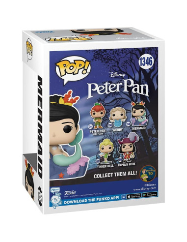 Funko POP! Disney Peter Pan 70 Aniversario Sirena 11.7 cm
