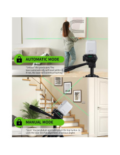 Nivel láser autocompensante Firecore G20 25m línea verde 2