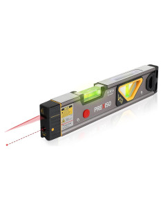 Nivel Láser 2-en-1 Prexiso 34.56 cm con Luz LED y Burbuja