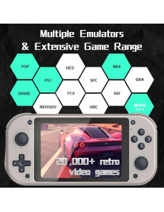 Consola de Juegos Portátil SAMIQU M17 - Pantalla IPS 10.9 cm 2