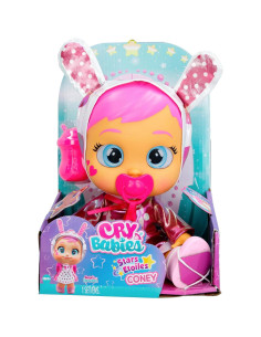 Muñeca Cry Babies Stars Coney 30.48 cm Rosa Iridiscente 2