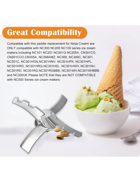 Cuchilla de Repuesto Ninja Creami Acero Inoxidable Plata