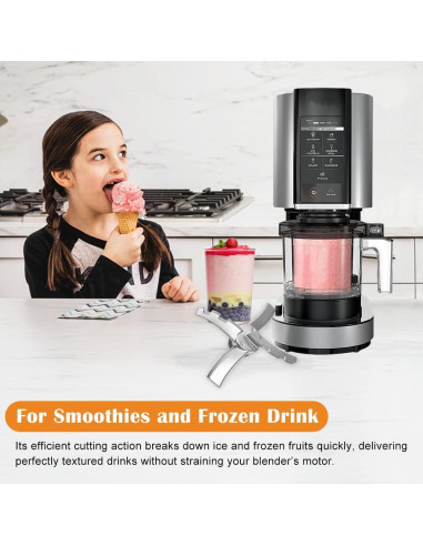 Cuchilla de Repuesto Ninja Creami Acero Inoxidable Plata