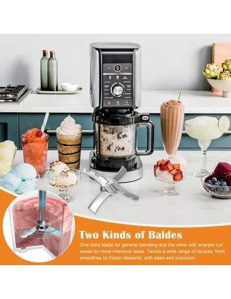 Cuchilla de Repuesto Ninja Creami Acero Inoxidable Plata