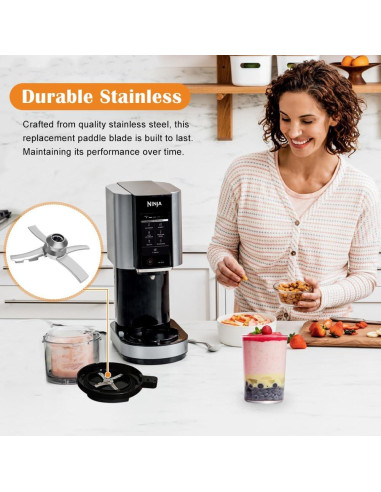 Cuchilla de Repuesto Ninja Creami Acero Inoxidable Plata