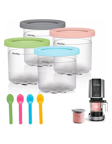 Recipientes de Reemplazo Ninja Creami 20 oz - Tapas Silicona