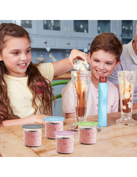 Recipientes de Reemplazo Ninja Creami 20 oz - Tapas Silicona