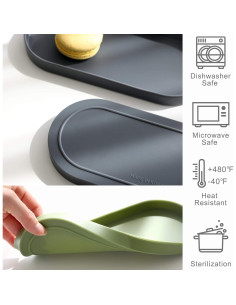 Bandeja de Silicona Lazy K Organizador Multiusos Negro 2