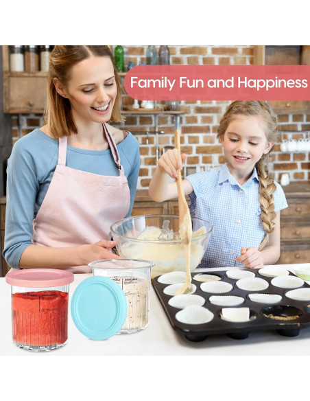 Recipientes para Helados Creami Deluxe 24 oz 4 Pack Ninja