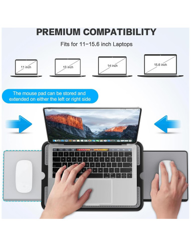 Escritorio Portátil AboveTEK LD-165G con Bandeja para Mouse