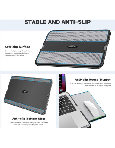 Escritorio Portátil AboveTEK LD-165G con Bandeja para Mouse