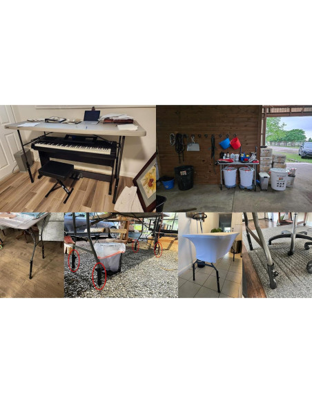 Elevadores de mesa plegable Herbert-fty 4 niveles 44 cm