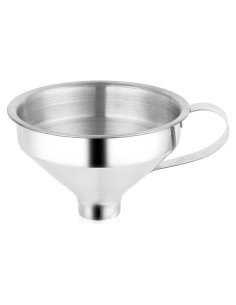 Embudo de Acero Inoxidable AOZITA 18/8 con Mango Ergonomico
