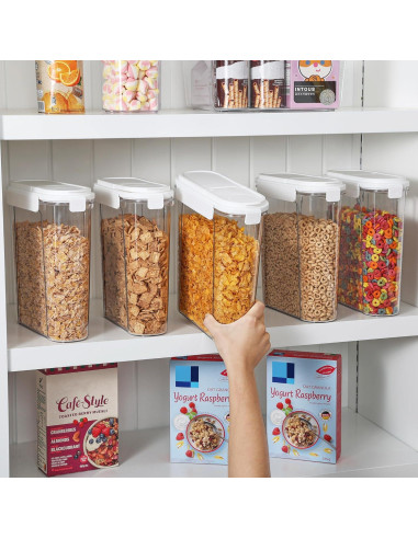 Conjunto de 3 Contenedores Vtopmart para Cereal 4L