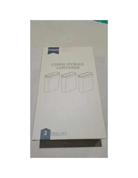 Conjunto de 3 Contenedores Vtopmart para Cereal 4L