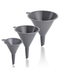 Juego de 3 embudos de cocina Babelshar de plástico grado alimenticio